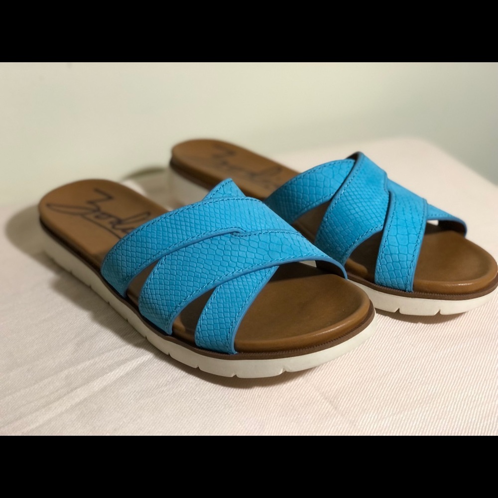 Zodiac Naila Blue Slide Sandal